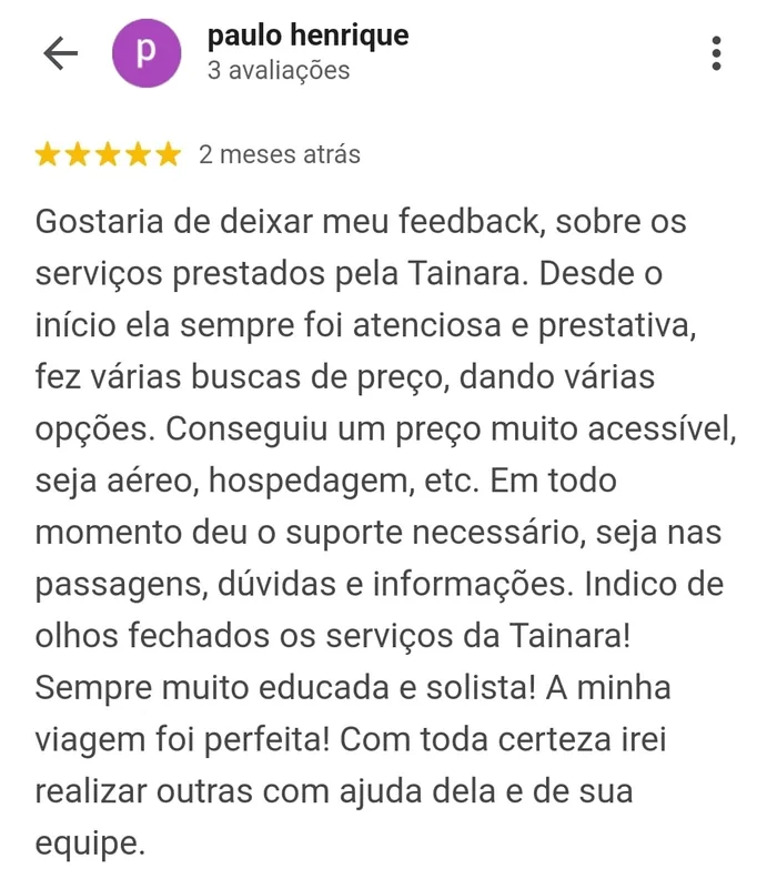 avaliacao-de-5-estrelas-de-paulo-henrique-no-google Roteiro Maceió